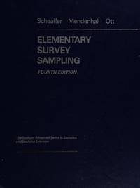Elementary Survey Sampling, 4th edition
