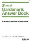 Sunset Gardener&#039;s Answer Book by Sunset Books