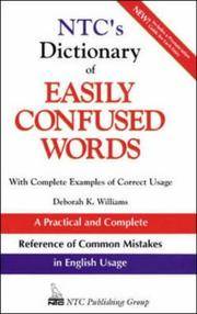 N.T.C.s Dictionary of Easily Confused Words (National Textbook Language Dictionaries)