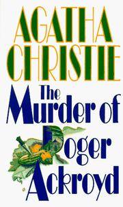 The Murder of Roger Ackroyd Christie, Agatha