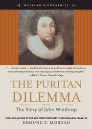 image of The Puritan Dilemma: The Story of John Winthrop (Weekend Biographies Series) (for Sourcebooks, Inc.)