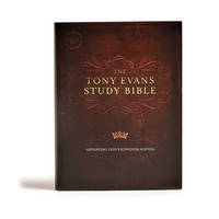 CSB Tony Evans Study Bible, Hardcover, Black Letter, Study Notes and Commentary, Articles,...