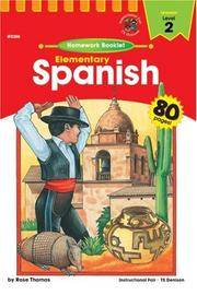 Spanish: Elementary Level 2: Homework Booklet
