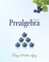 cover of Prealgebra (The Martin-Gay Paperback Series)