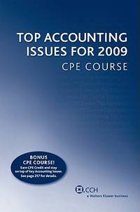 Top Accounting Issues for 2009: CPE Course