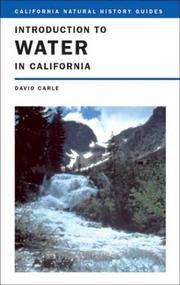 image of Introduction To Water in California