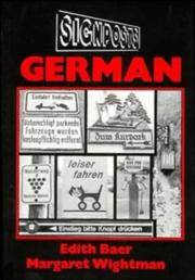 Signposts: German