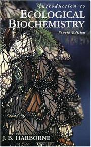 image of Introduction to Ecological Biochemistry