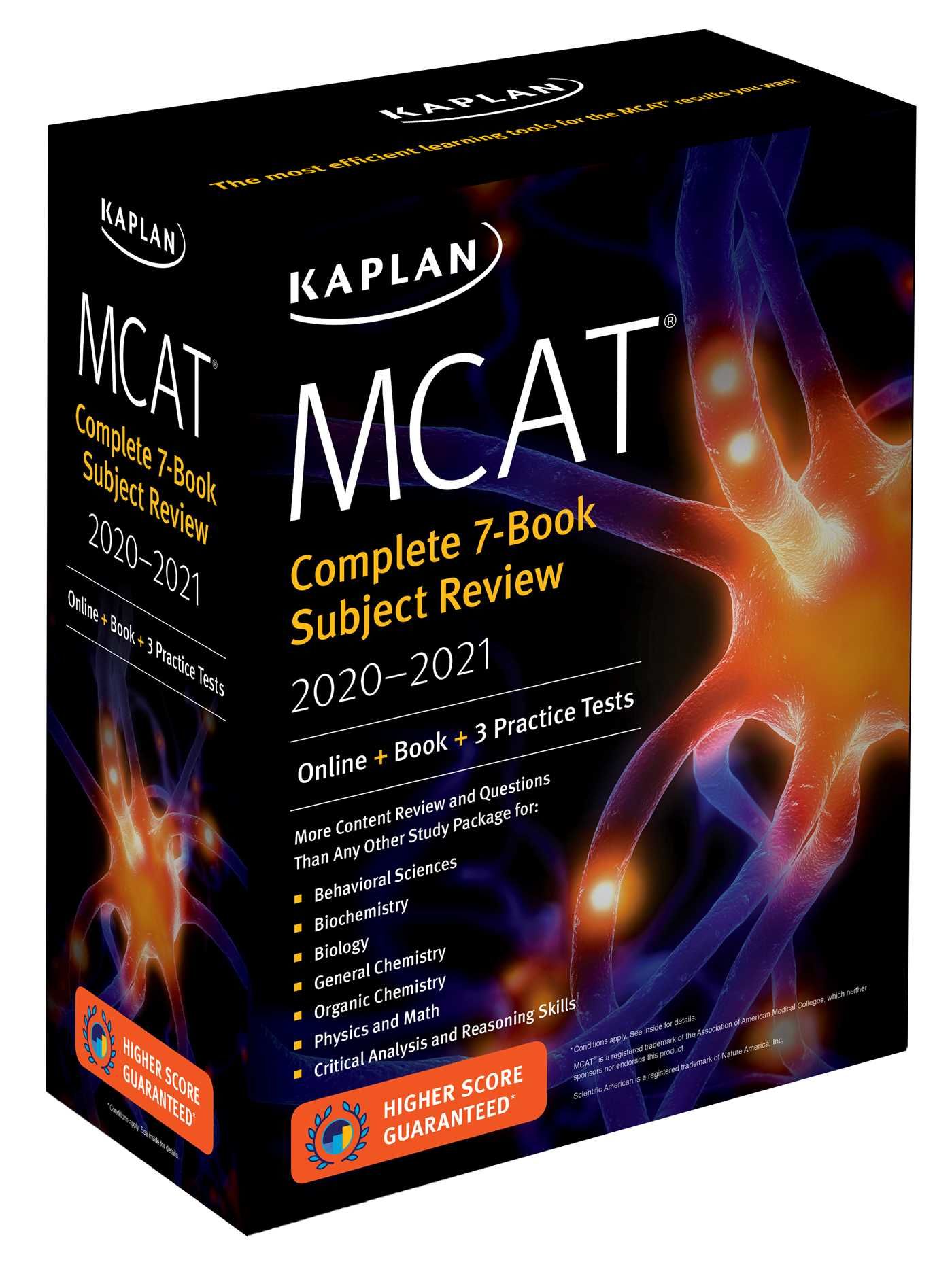 MCAT Complete 7-Book Subject Review 2020-2021: Online + Book + 3 