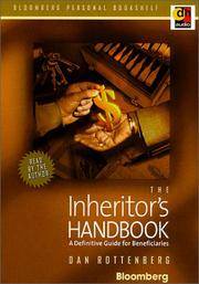 cover of The Inheritor's Handbook: A Definitive Guide for Beneficiaries (Bloomberg Personal Bookshelf)