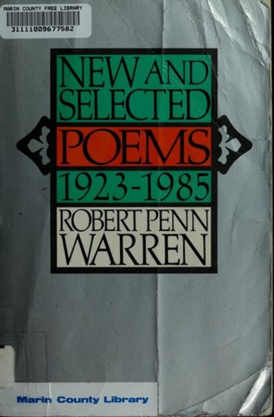 New And Selected Poems 1923-1985