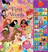 Disney Princess Cinderella, Moana, Rapunzel, and More! - First Words: Point, Match, Listen, and...