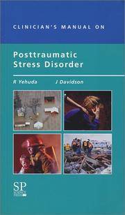 Clinician&#039;s Manual on Posttraumatic Stress Disorder de Johnathan Davidson; Rachel Yehuda - 2000-01-01