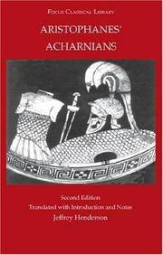 image of Aristophanes: Acharnians (Focus Classical Library)