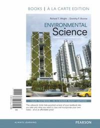 cover of Environmental Science: Toward A Sustainable Future, Books a la Carte Edition
