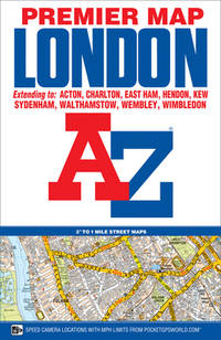 London Premier Map (A-Z Premier Street Maps)