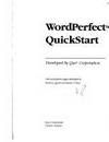 WORDPERFECT QuickStart