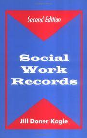 Social Work Records by Kagle, Jill Doner - 1995-12-01