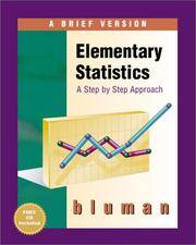 image of Elementary Statistics: A Brief Version with Data CD-ROM
