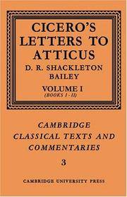 image of Cicero: Letters to Atticus: Volume 1, Books 1-2 (Cambridge Classical Texts and Commentaries)