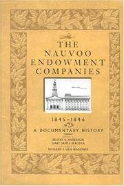 The Nauvoo Endowment Companies, 1845-1846: A Documentary History