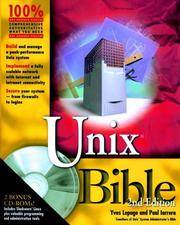 UNIX Bible (With CD-ROMs)