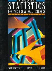 Introductory Statistics For the Behavioral Sciences