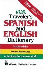 image of Vox Traveler's Spanish and English Dictionary (Vinyl cover) (VOX Dictionary Series)