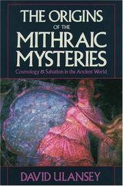 The Origins Of the Mithraic Mysteries