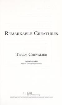 cover of Remarkable Creatures (Thorndike Press Large Print Basic)