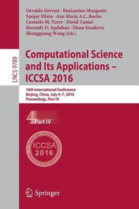 Computational Science and Its Applications - Iccsa 2007
