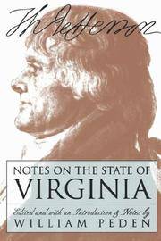 image of Notes On the State of Virginia (AMERICAN HISTORY, VIRGINIA)