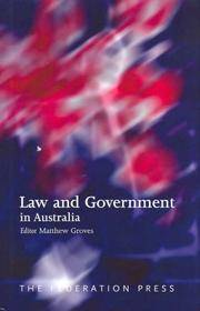 Law and Government in Australia Essays in Honour of Enid Campbell