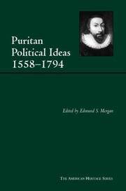 image of Puritan Political Ideas: 1558-1794