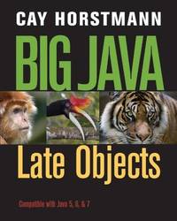 cover of Big Java: Late Objects