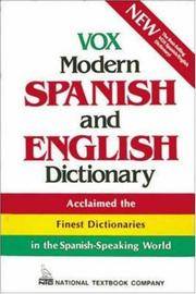 image of Vox Modern Spanish and English Dictionary (Vinyl cover) (VOX Dictionary Series)