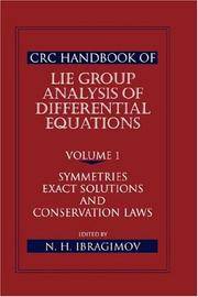 Crc Handbook Of Lie Group Analysis Of Differential Equations, Volume I