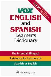 image of Vox English and Spanish Learner's Dictionary