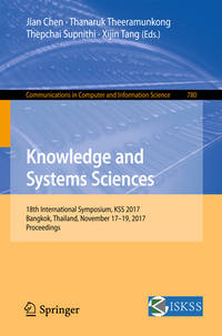 Knowledge and Systems Sciences: 18th International Symposium, Proceedings