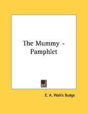 image of The Mummy - Pamphlet