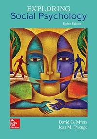 Exploring Social Psychology (8th Edition)