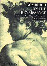 cover of New Light On Old Masters (Gombrich on the Renaissance)