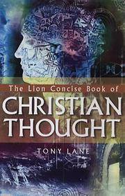 Lion Concise Book Of Christian Thought