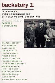Backstory 1: Interviews with Screenwriters of Hollywood's Golden Age