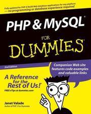PHP and MySQL for Dummies, Second Edition