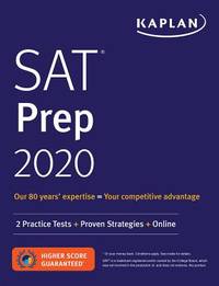 SAT Prep 2020 : 2 Practice Tests + Proven Strategies + Online