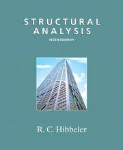 Structural Analysis By Hibbeler, 6e