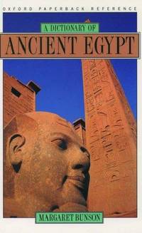 A Dictionary Of Ancient Egypt