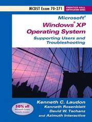MCDST 70-271: Supporting Users Running the Microsoft windows Operating System