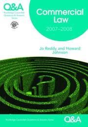 Q&A Commercial Law 2007-2008 (Routledge-Cavendish Questions and Answers)